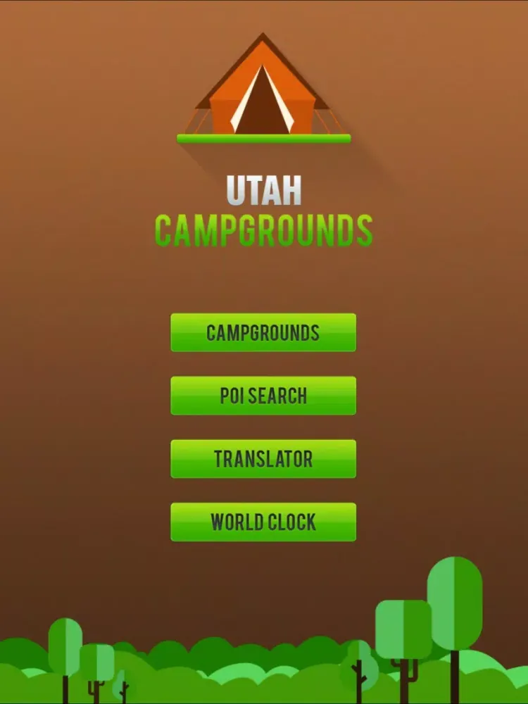 Ảnh chụp màn hình của Utah Campgrounds and RV Parks iPad 