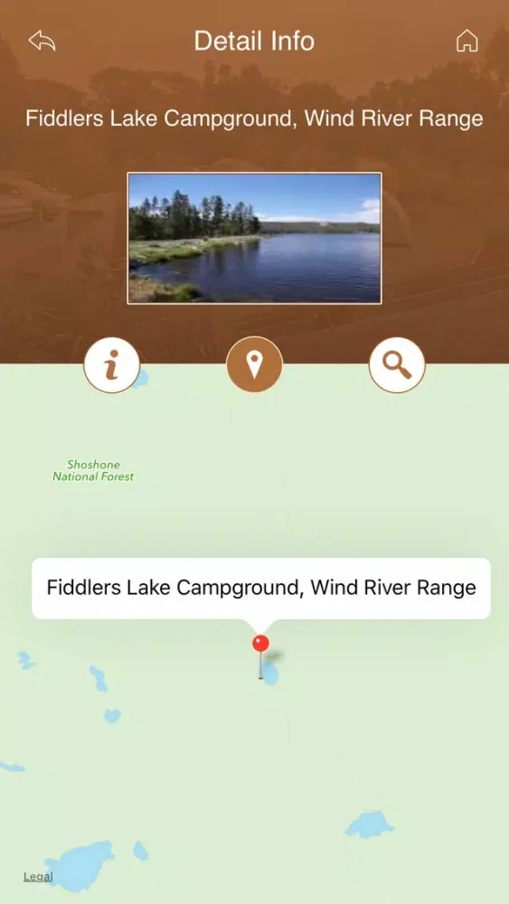 Capturas de pantalla de Wyoming Camping and RV Parks