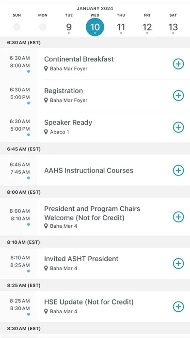 AAHS, ASPN, ASRM, Meeting スクリーンショット