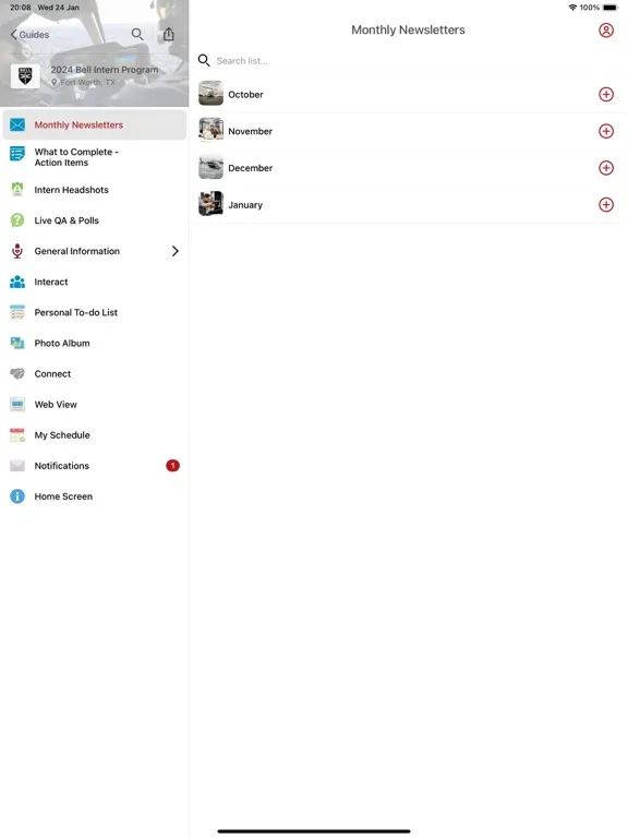 Captures d'écran de Bell Mission Playbook iPad 