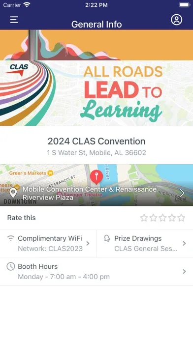 CLAS Conferences Screenshots