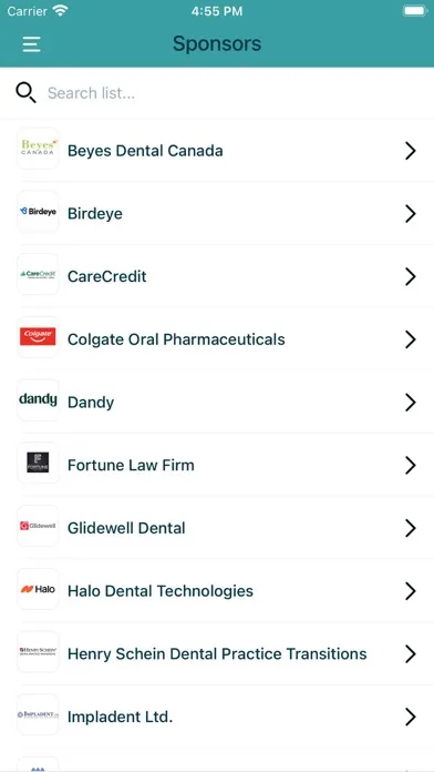 Tangkapan layar California Dental Association