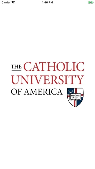 Capturas de tela do Catholic University of America