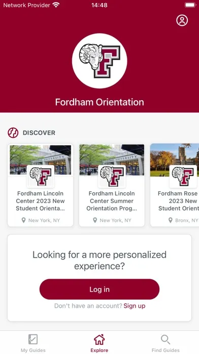 Fordham Orientation স্ক্রিনশট