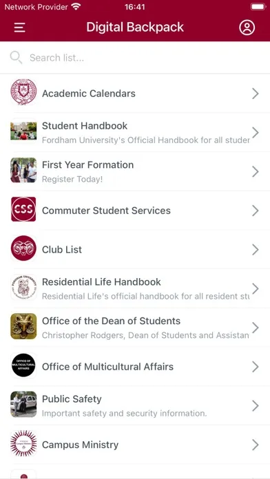 Fordham Orientation স্ক্রিনশট