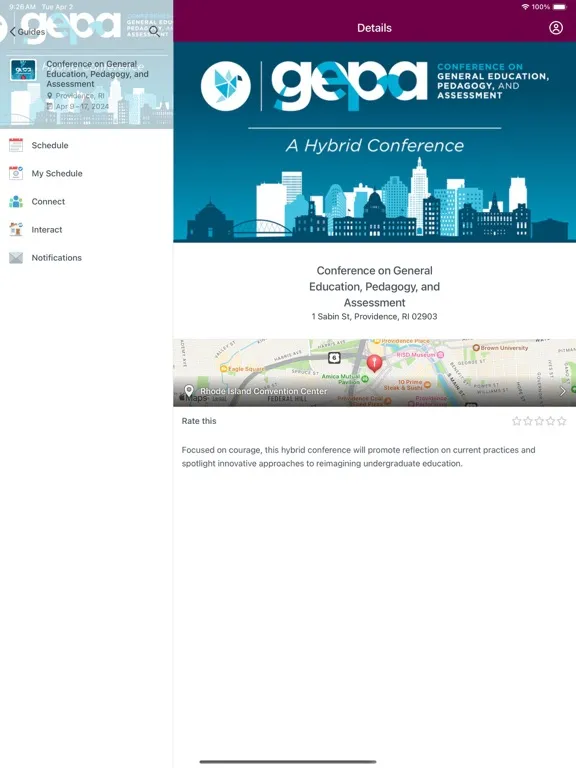 AAC&U's 2024 GEPA Conference iPad  স্ক্রিনশট