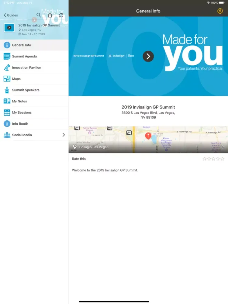 Align Events iPad  Screenshots