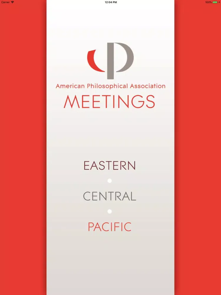 APA Philosophy Meetings iPad  স্ক্রিনশট