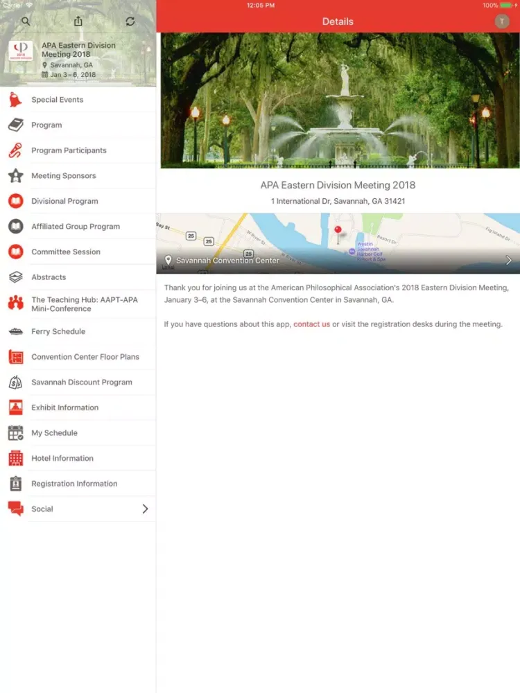 APA Philosophy Meetings iPad  স্ক্রিনশট