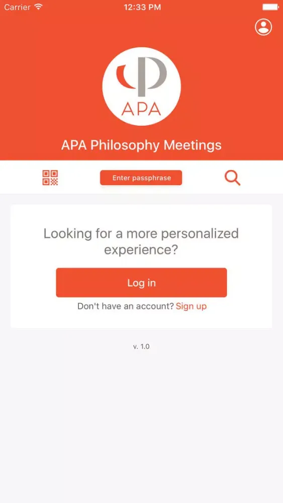 APA Philosophy Meetings স্ক্রিনশট