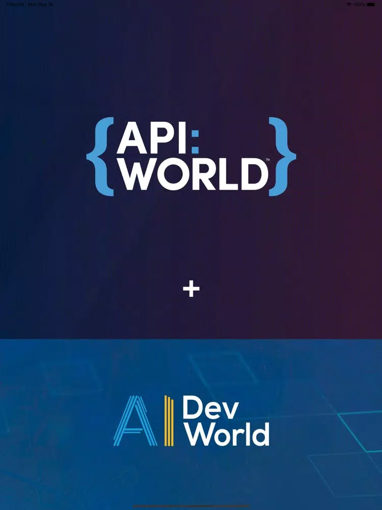 API World + AI DevWorld iPad 应用截图