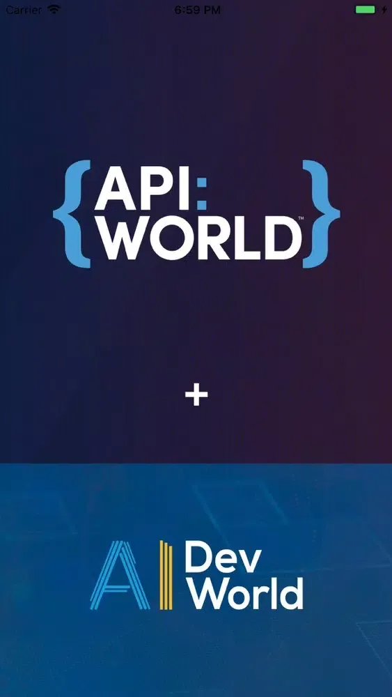 Screenshot di API World + AI DevWorld