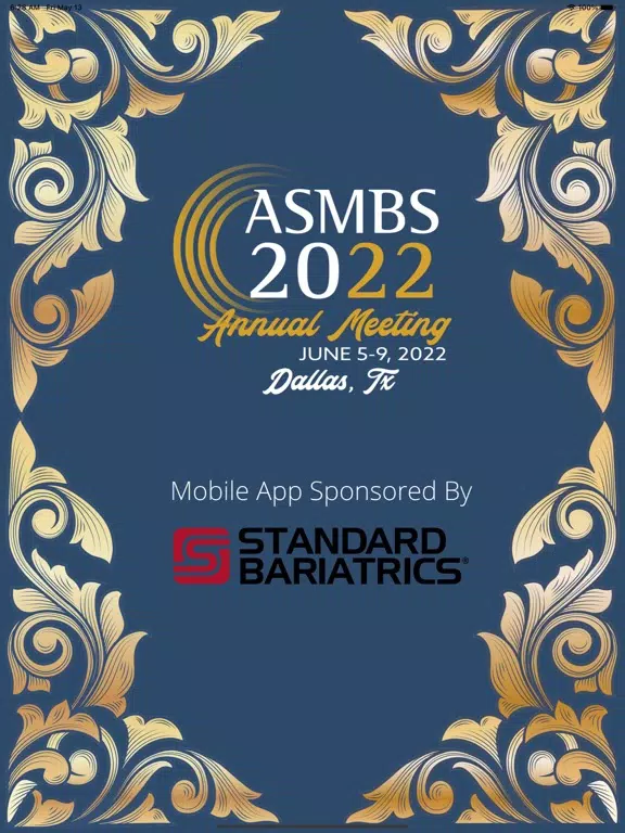 ASMBS 2022 Annual Meeting iPad  سکرین شاٹس