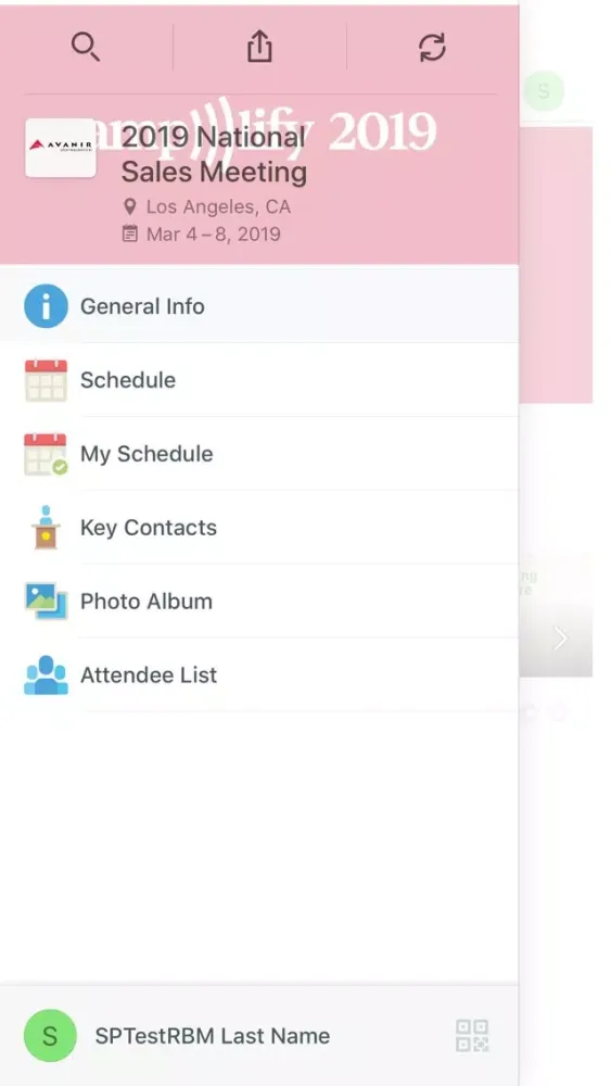Ảnh chụp màn hình của Avanir Meeting Guide