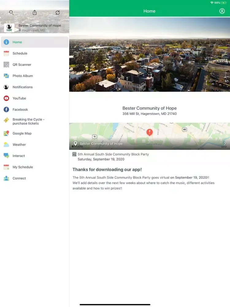 Bester Community of Hope iPad  Screenshots