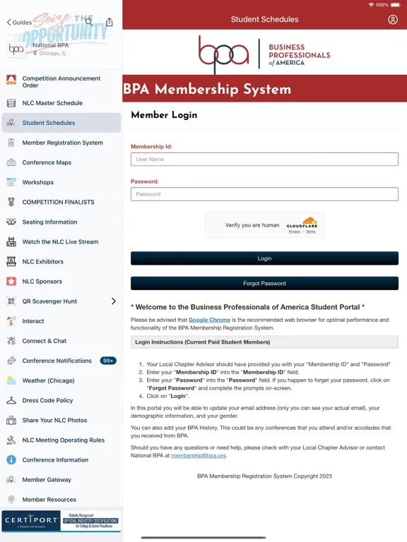 BPA Org iPad 應用截圖