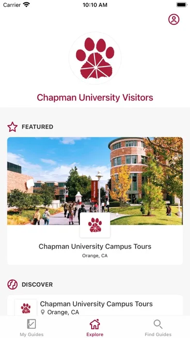 Chapman University Visitors स्क्रीनशॉट