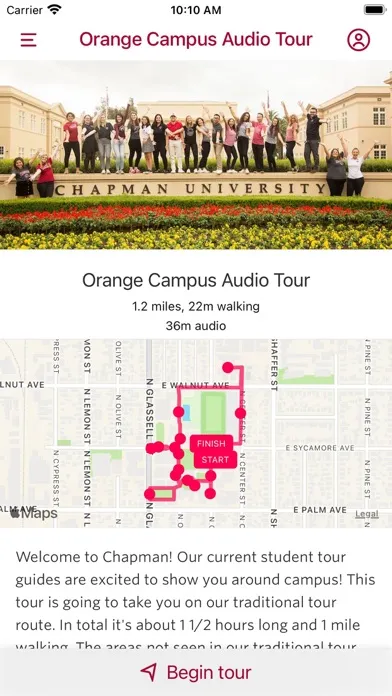 Chapman University Visitors स्क्रीनशॉट