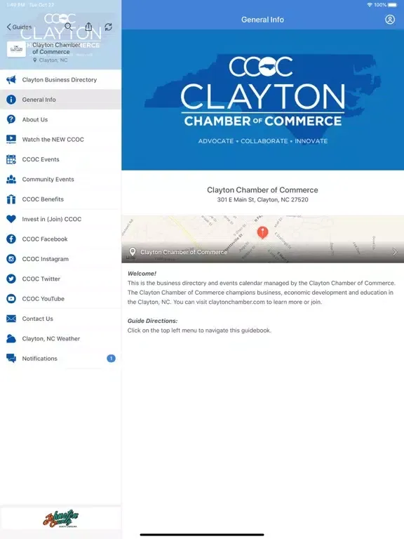 ภาพหน้าจอของ The Clayton Connection iPad 