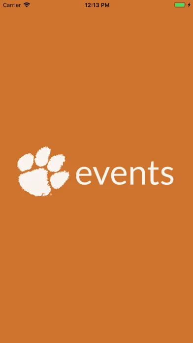 Ảnh chụp màn hình của Clemson University Events