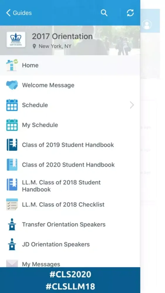 Columbia Law School Mobile スクリーンショット