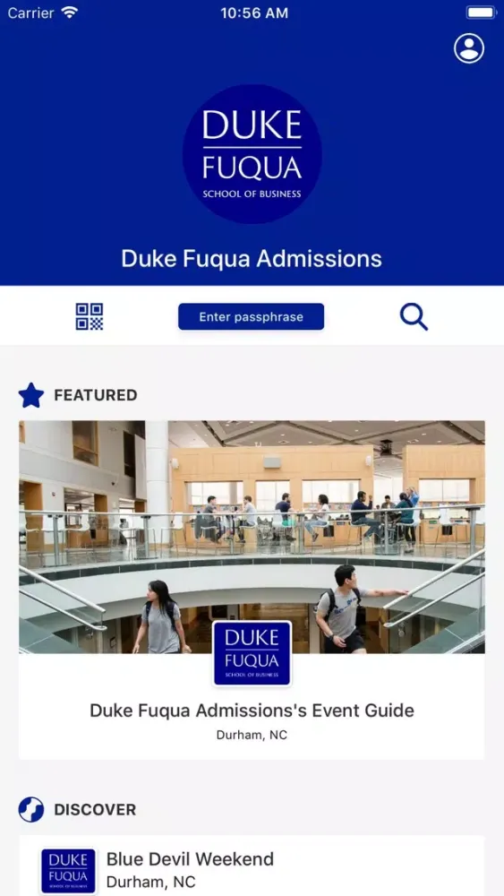 Duke Fuqua Admissions Screenshots