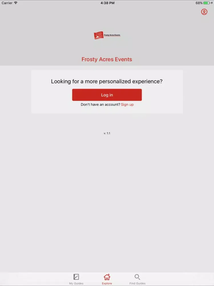 Screenshot di Frosty Acres Events iPad 