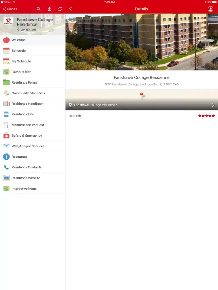 تصاویر Fanshawe College Guide iPad 