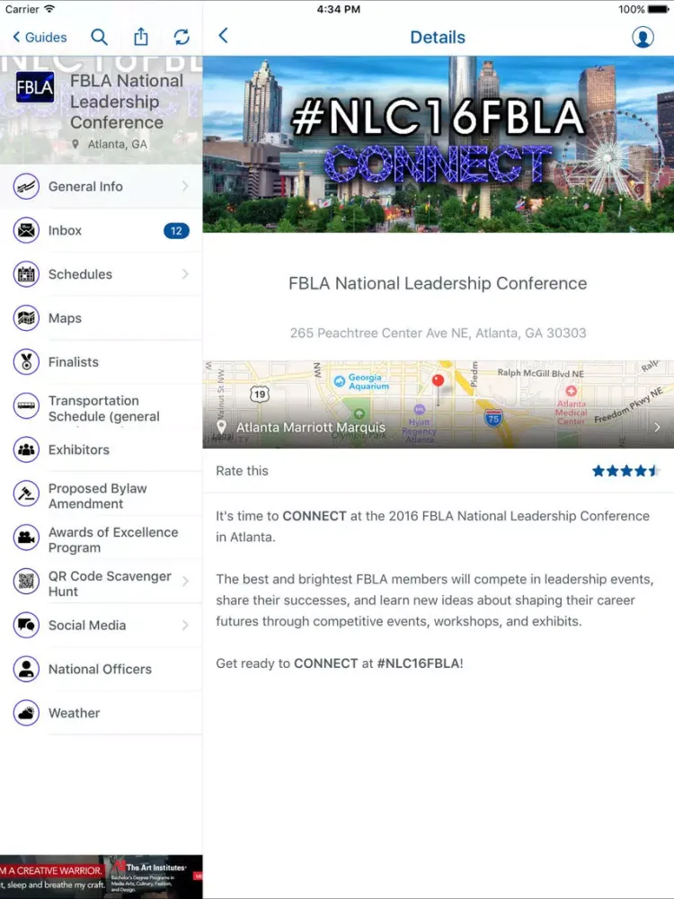 Ảnh chụp màn hình của FBLA-PBL National Conferences iPad 