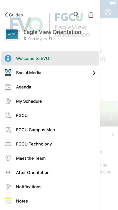 FGCU Eagle View Orientation Screenshots