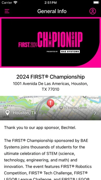 Capturas de tela do 2024 FIRST® Championship