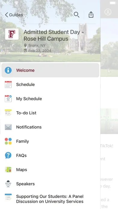 تصاویر Fordham Admission Events