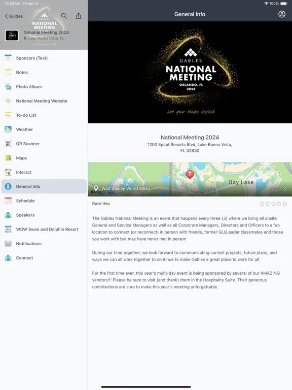 صور Gables National Meeting 2024 iPad 