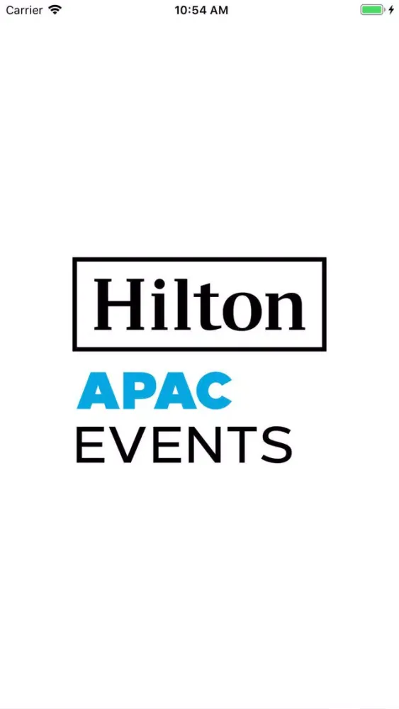 Ảnh chụp màn hình của Hilton APAC Events