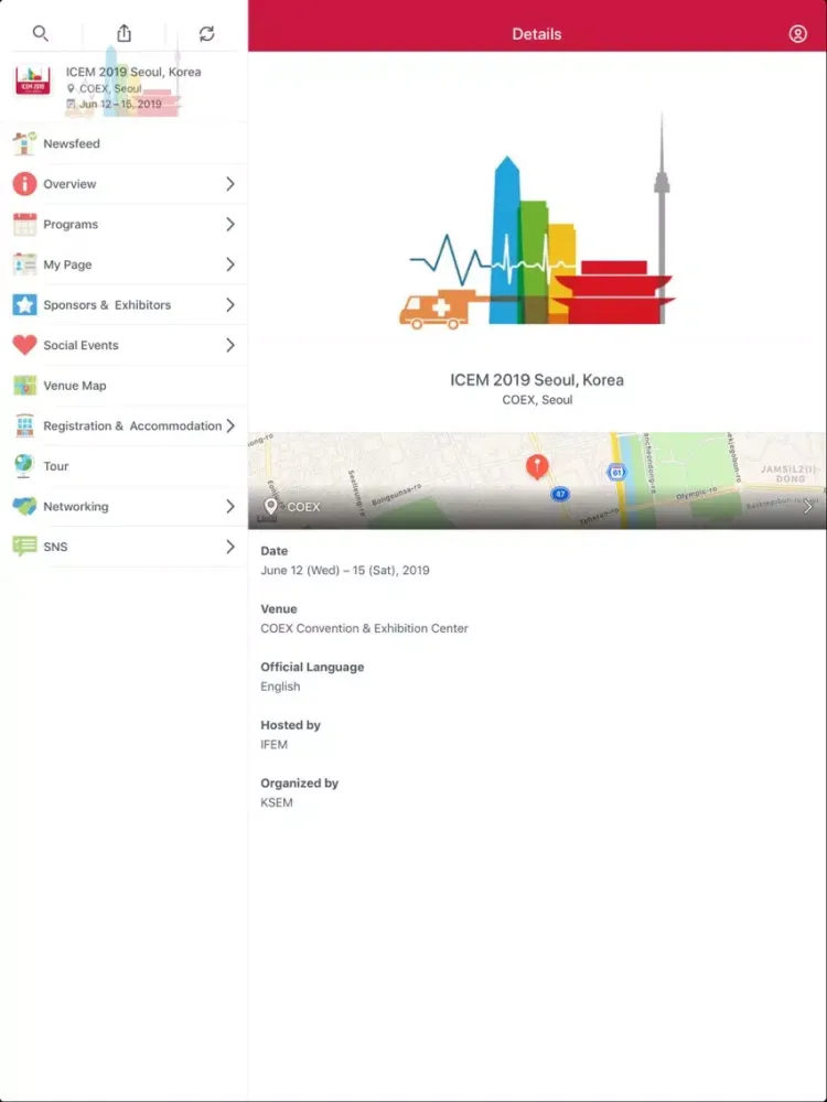ICEM 2019, SEOUL, KOREA iPad 应用截图