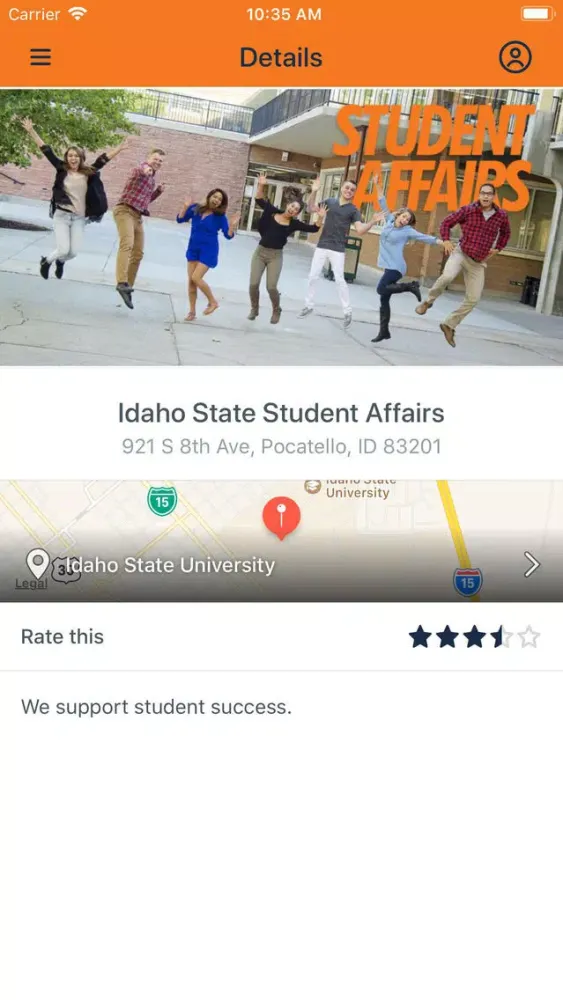 Idaho State Student Affairs سکرین شاٹس