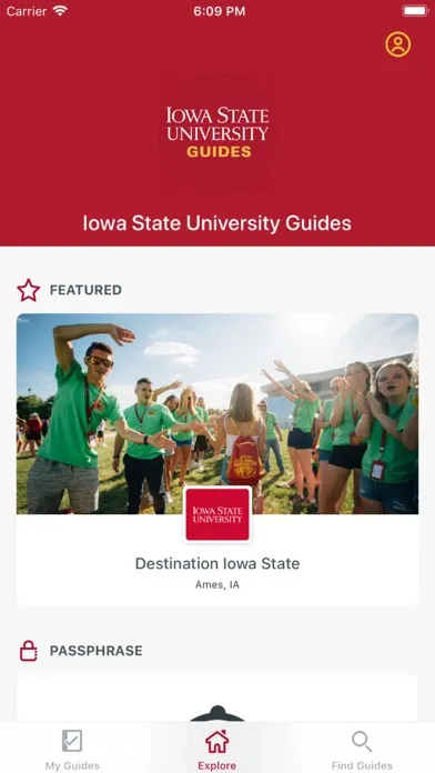 Iowa State University Guides Screenshots