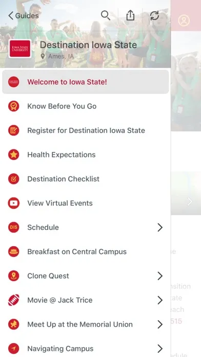 Iowa State University Guides Screenshots
