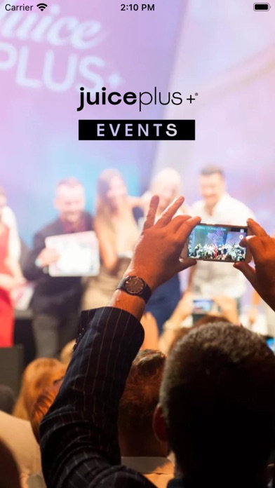 Capturas de tela do Juice Plus+ Events