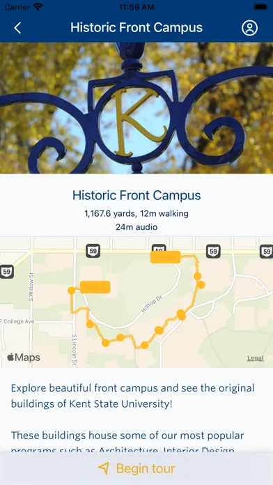 Kent State Admissions Screenshots