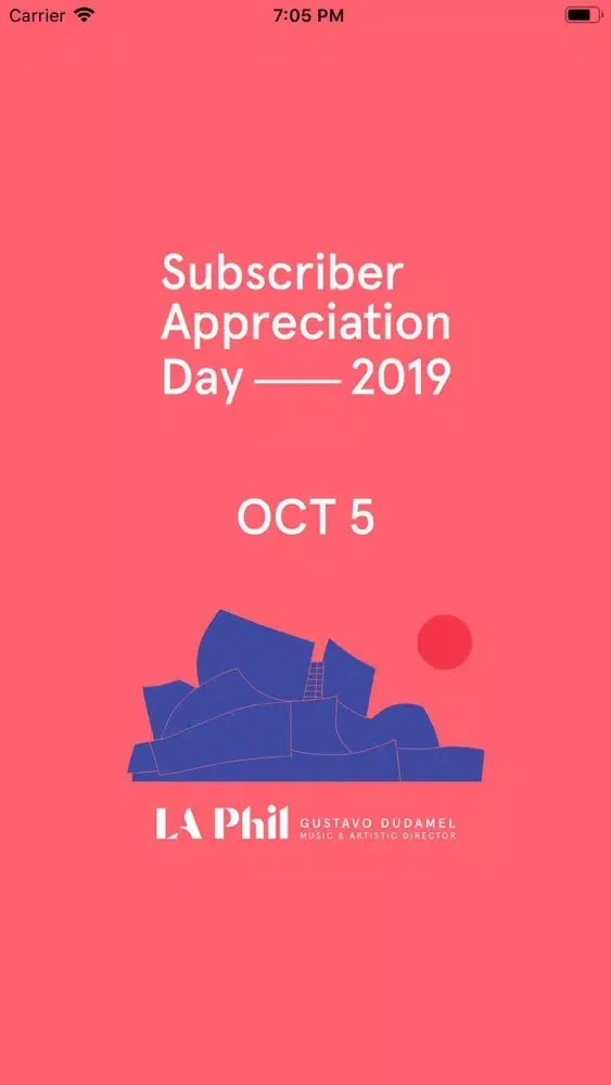 LA Phil Subscriber Day Screenshots
