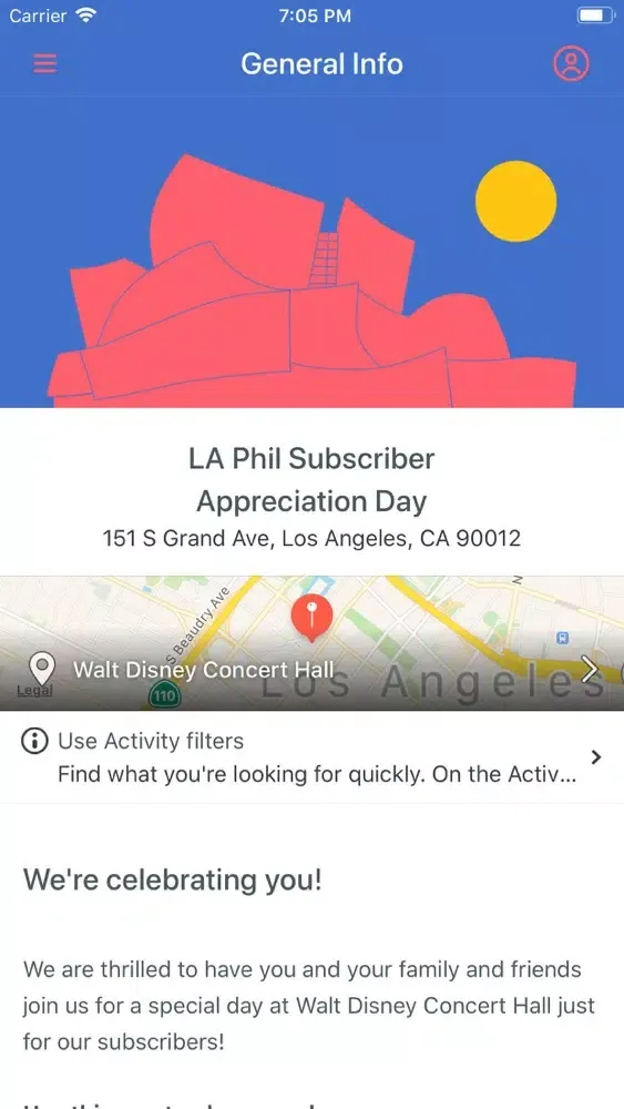 LA Phil Subscriber Day Screenshots