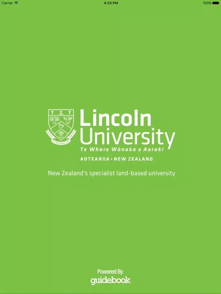 Screenshot di Lincoln Uni NZ Accommodation iPad 