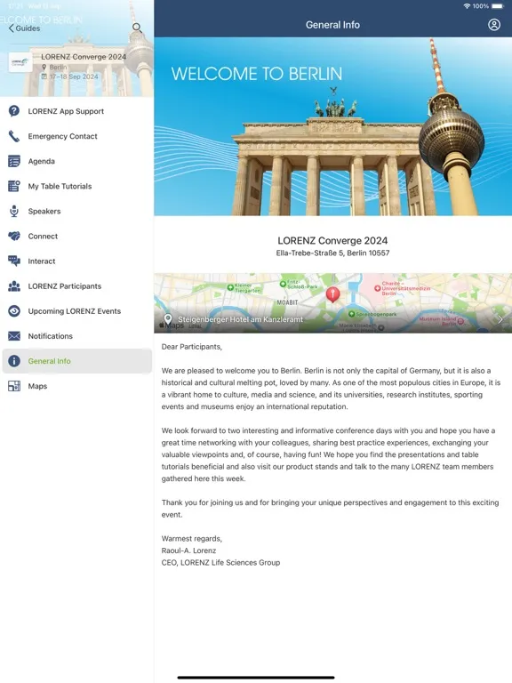 LORENZ iPad  Screenshots