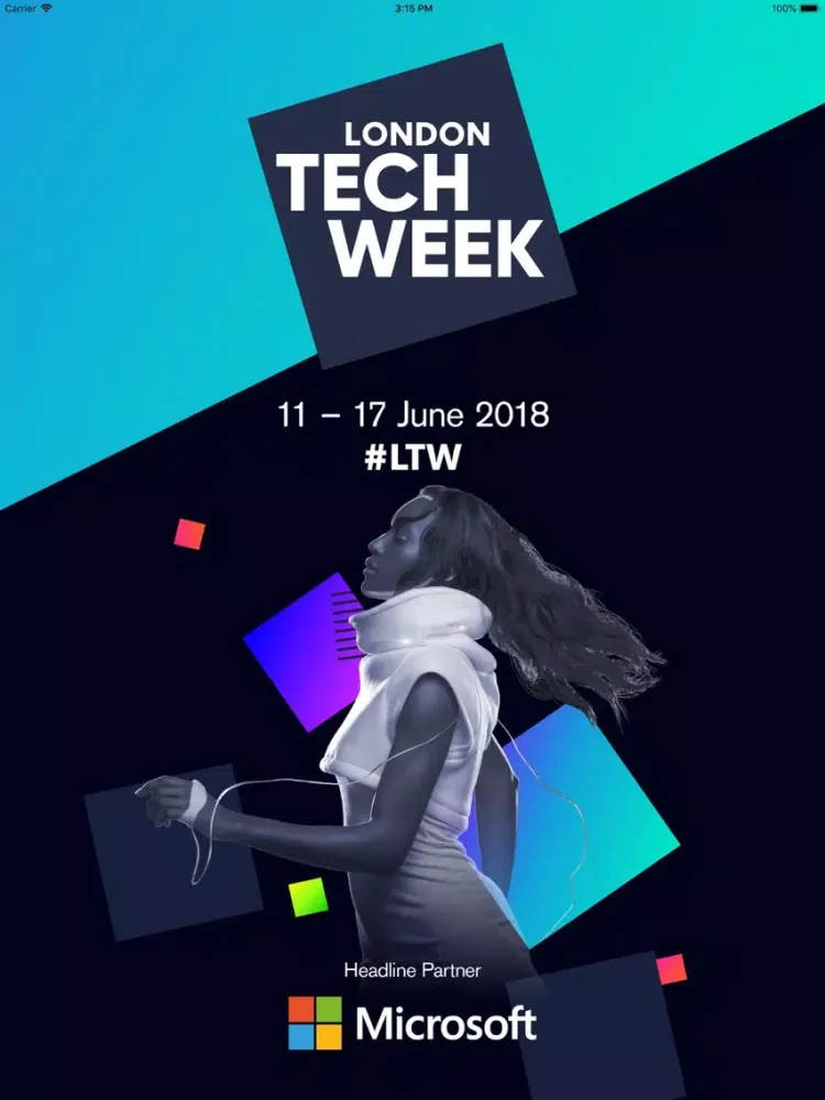 London Tech Week 2018 iPad  Ekran Görüntüleri