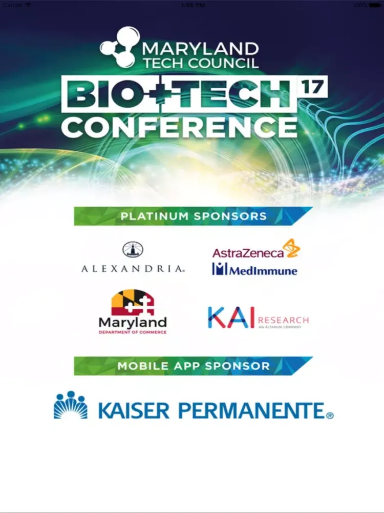 MD Tech Council Bio+Tech17 iPad 应用截图