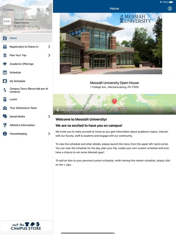 Скриншоты Messiah University Guides iPad 