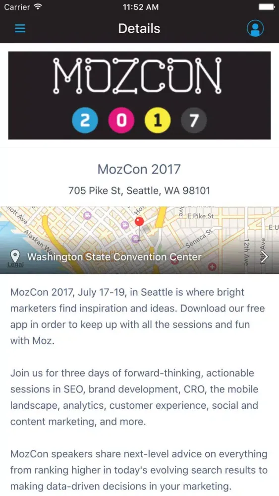 صور The Official MozCon 2017 App