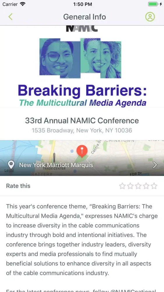 Capturas de pantalla de 33rd Annual NAMIC Conference