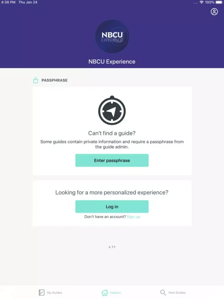 NBCU Experience iPad 應用截圖